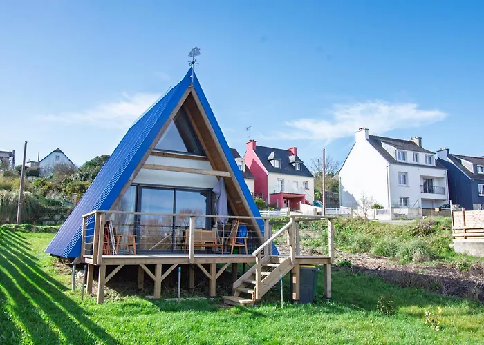 Le Tipi Bleu Tiny House Neuve Avec Terrasse Et Jardin