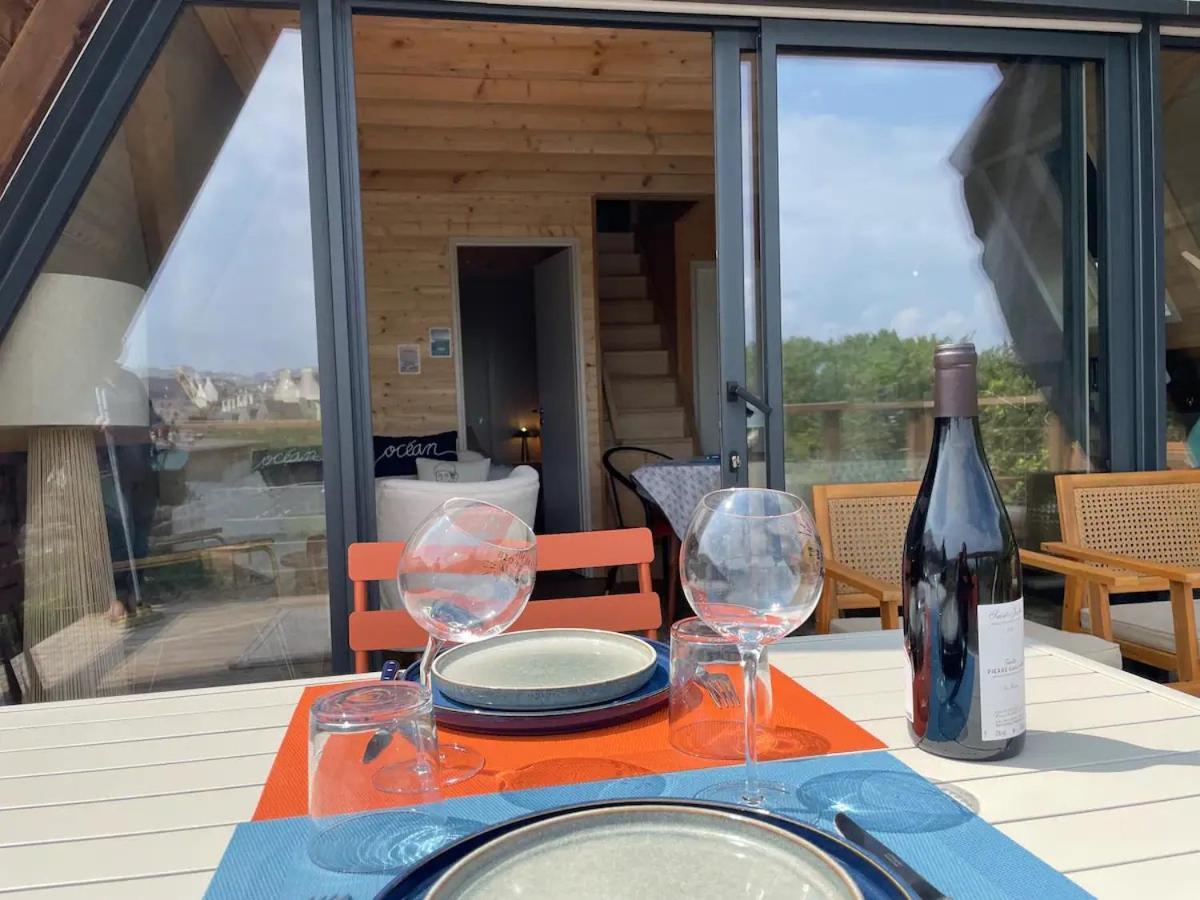 Chalet Le Tipi Bleu Tiny House Neuve Avec Terrasse Et Jardin *
