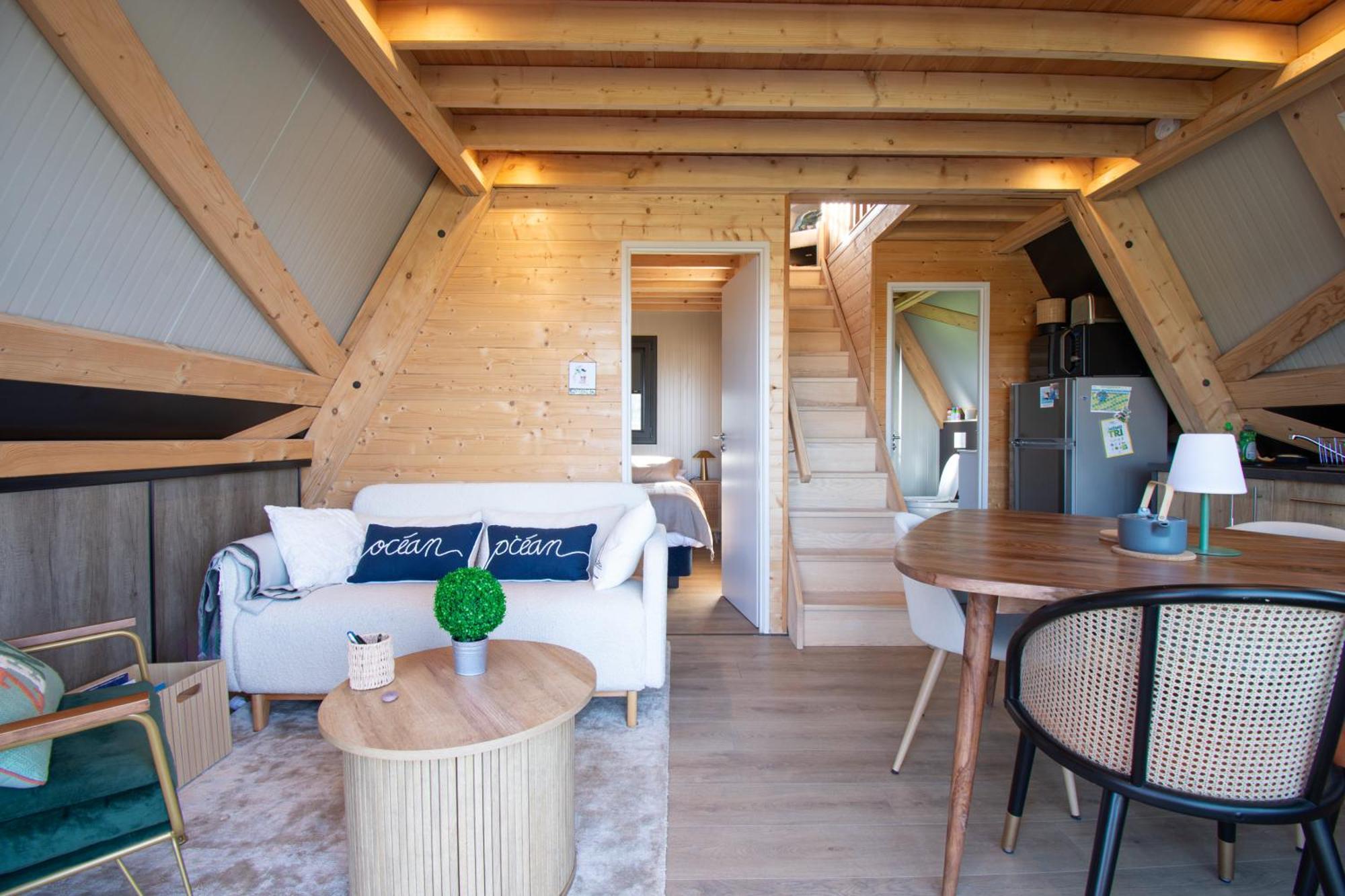 Chalet Le Tipi Bleu Tiny House Neuve Avec Terrasse Et Jardin *